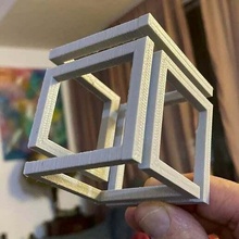 impossible cube sculptures 3d print model - Mito3D