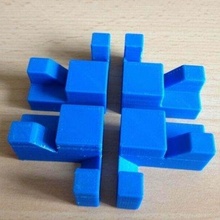 impossibile cubo 3d puzzle fushigi ad incastro reprap giocattolo 3d print model - Mito3D
