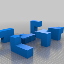 impossibile cubo puzzle stimolante divertimento gioco 3d print model - Mito3D