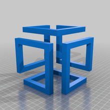 imposible cubo soltero trozo impresión sitio 3dprinter apoyo prueba 3dprintable calibración frio impresora 3d print model - Mito3D