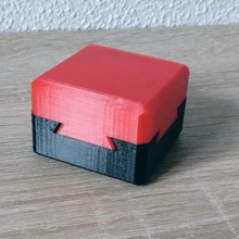 imposible de cola milano la caja juego juguete bloqueo secreto truco puzzle cuadro 3d print model - Mito3D