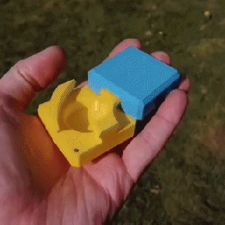 imposible encajar compromiso caja joyería anillo 3d print model - Mito3D