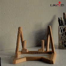 impossible phone stand desk smartphone android iphone levitate hover tensegrity structure magic office 3d print model - Mito3D