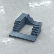 impossible stairs optical illusion 3d print model - Mito3D