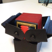 verbesserte deck-box Getriebe Magie sammeln edh commander Spiel Karten KVG mtg netrunner pokemon Spielzeug, Spiel-Zubehör 3d print model - Mito3D
