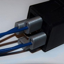 verbessert Verdrahtung Terminal Werkzeug Kabel schleppen Schuh DIY Heizbett relais Relais Elektronik 3d print model - Mito3D