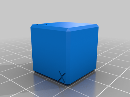 improved xyz calibration cube Tools 3d printing tests printer stress test benchy 3d print model - Mito3D