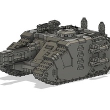 improvisado shiv armored strike tanque jogo brinquedo 3d print model - Mito3D