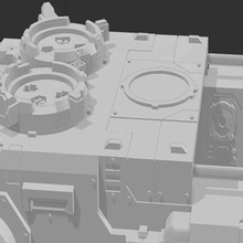 dürtü gergedan örtmek kılıf Primaris Uzay deniz Warhammer 40k Araçlar 3d print model - Mito3D