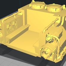 impulso de rhino juego los marines espaciales adeptus astartes wh40k warhammer 40k 3d print model - Mito3D