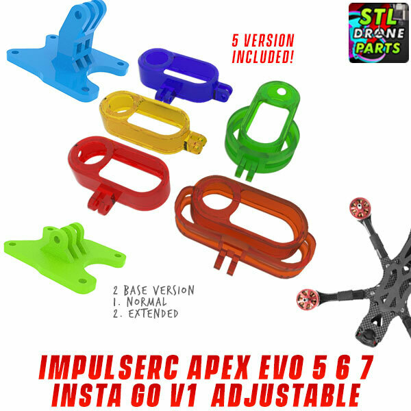 impulserc apéndice evo 5 6 7 insta v1 ajustable montar 3D print model - Mito3D