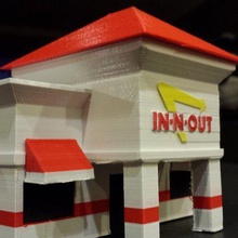 in-n-out scale model architecture buildings structures 3d print model - Mito3D