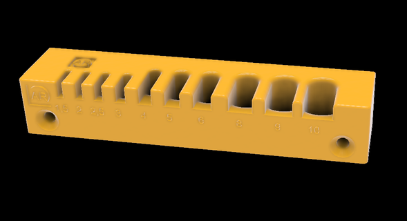 inbusschl ssel halter allen key holder 1 5 - 10mm tool holders boxes 3d print model - Mito3D