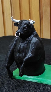 incense bull 3d print model - Mito3D