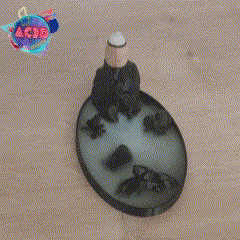 incenso Rocha suporte relaxamento pedras névoa ioga fluxo ez impressão fácil 3d print model - Mito3D