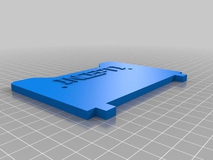 iniciado Makerbot prato personalizado 3d impressora acessórios 3d print model - Mito3D
