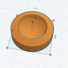inch ball bearing holder 3d print model - Mito3D