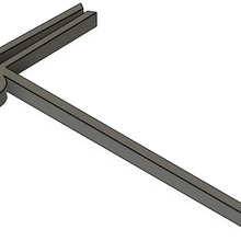 inch pvc shingle fascia clip 8in tool 1 2 gutter 3d print model - Mito3D