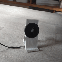 inclinado fio carregador 3d print model - Mito3D