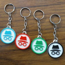 incognito various incognit art 3d keychain key ring google 3d print model - Mito3D