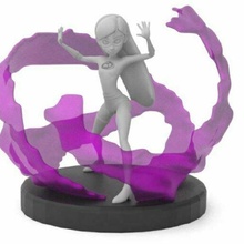 Unglaubliche violett parr Statuette Statue fassen Film Zahl unglaublich unsichtbar Pixar Disney 3d print model - Mito3D