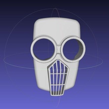 increibles 2 esclavo pantalla máscara Arte 3d printing réplica cosplay disfraz superhéroe 3d print model - Mito3D
