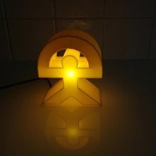 indalo lamp  symbol indalo lamp almeria 3d print model - Mito3D
