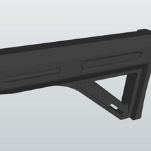independência kit de airsoft estoque paintball cantonera arma jogo canto armas os acessórios bunda 3d print model - Mito3D