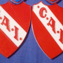 indipendenza scudo vari shield indipendente calcio l'argentina red 3d print model - Mito3D