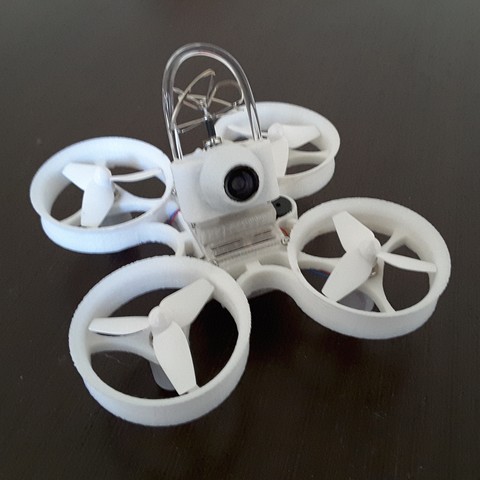 indestructible pequeño grito de tpu 90mm 2s gadget 74volts 85x20 betaflight cleanflight coreless drone multirotor nano polycarbonate quadcopter rakonheli tx01 tx02 tx03 ultimaker camera fx motor eachine fpv antenn mount racing horizon hobby ninja semiflex sp evo f3 3D print model - Mito3D