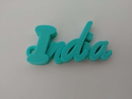 India llavero llaveros 3d print model - Mito3D