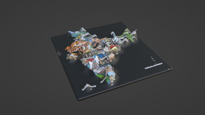 india map topography satellite flag state country land landspace city territory geographical earth world-map continent europe africa australia 3d print model - Mito3D