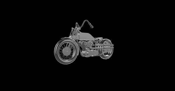 indiano moto motocicleta motor bicicleta le la motorrad 3d print model - Mito3D