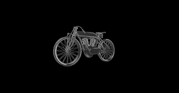indiano boardtrack corridore 1000cc 1914 moto motociclo motore bicicletta motocicletta motorrad 3d print model - Mito3D