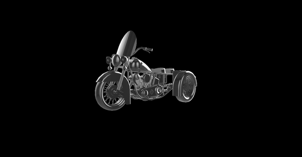 indisch Chef Dreirad moto Motorrad Motor Fahrrad le la motorrad 3d print model - Mito3D