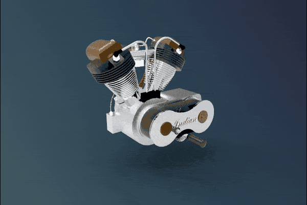 hintli helikopter motor motosiklet oto makine binmek sokak binme bisiklet 3d print model - Mito3D