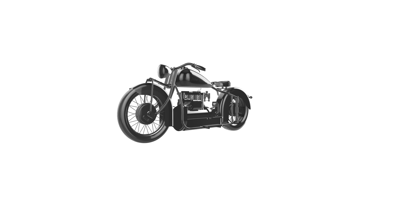 indisch 402 1928 moto Motorrad Motor Fahrrad le la motorrad 3D print model - Mito3D