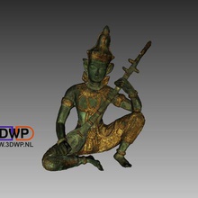 dieu indien de la sculpture scan 3d art Numérisation Scanner artec des indiens statue analyses répliques 3d print model - Mito3D