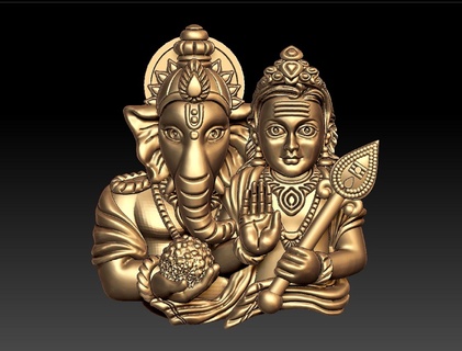 Indien Dieu stl 10 dossiers vinayagar murugan saibaba thirupathi perumal Lakshmi Narashimha 3d print model - Mito3D