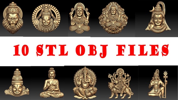 indian god stl files narashimha thirupathi-balaji lakshmi lord-siva buddha vinayagar dhurga 3d print model - Mito3D