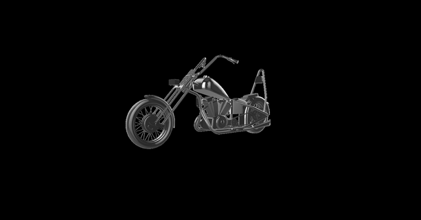 indisch schwer Schwanz moto Motorrad Motor Fahrrad le la motorrad 3d print model - Mito3D