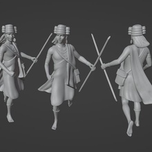 indian hunter 3d print model - Mito3D