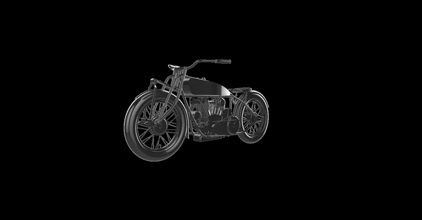 indio modelo ge explorar 596cc 1923 moto motocicleta motor bicicleta motorrad 3d print model - Mito3D