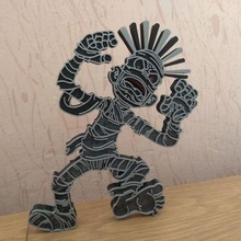 indio momia pirámides figuritas figurilla 3d modelo impresión Troll fantasía espectador calabozo monstruo barro juguete retrato imagen enlace dibujos animados bosquejo comedia película televisión 3d print model - Mito3D