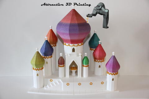 indian palace & thousand one nights castle decoration ornament toy home worship 3d print model - Mito3D