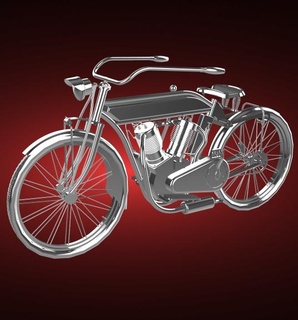indisch Powerplus 1917 998cc Motorrad Fahrrad Motor two wheeled Fahrzeug Biker Sport moto Geschwindigkeit Turbo Roadster Hubschrauber 3d print model - Mito3D