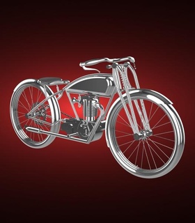 Indien prince 1926 349cc moto bicyclette moteur vélo two wheeled véhicule motard sport vitesse turbo roadster hachoir 3d print model - Mito3D