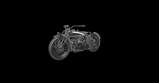 Indien scout 600cc 1925 moto moteur vélo motocyclette motorrad 3d print model - Mito3D