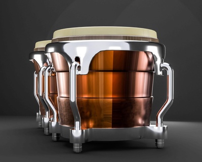 indiano tabla instrumento tambor 3d print model - Mito3D