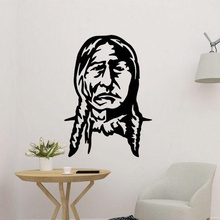 indio mujer 2d pared decoración Arte nativo americano placa señales logos 3d print model - Mito3D